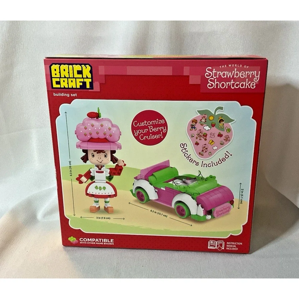 Strawberry Shortcake Berry Cruiser 362-Piece Brick Craft Building Set NIB